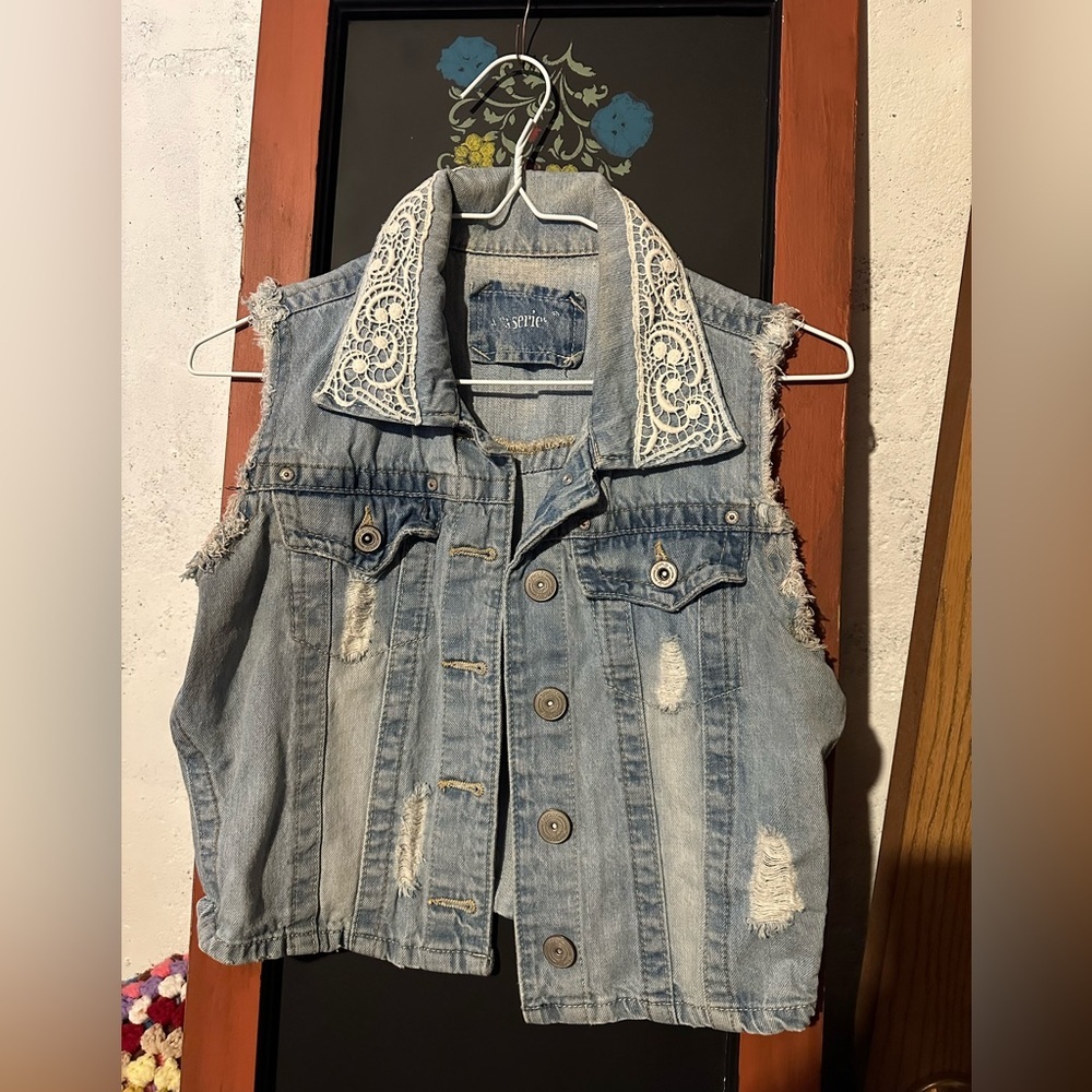 Distressed Jean Jacket